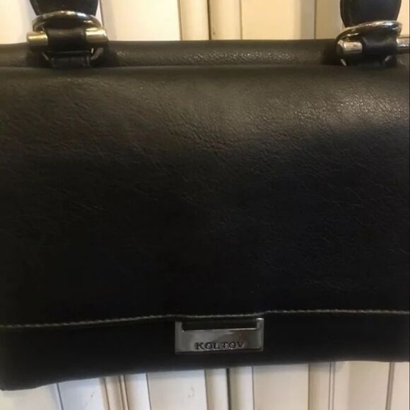Koltov Women Black Crossbody Bag One Size - Picture 1 of 11
